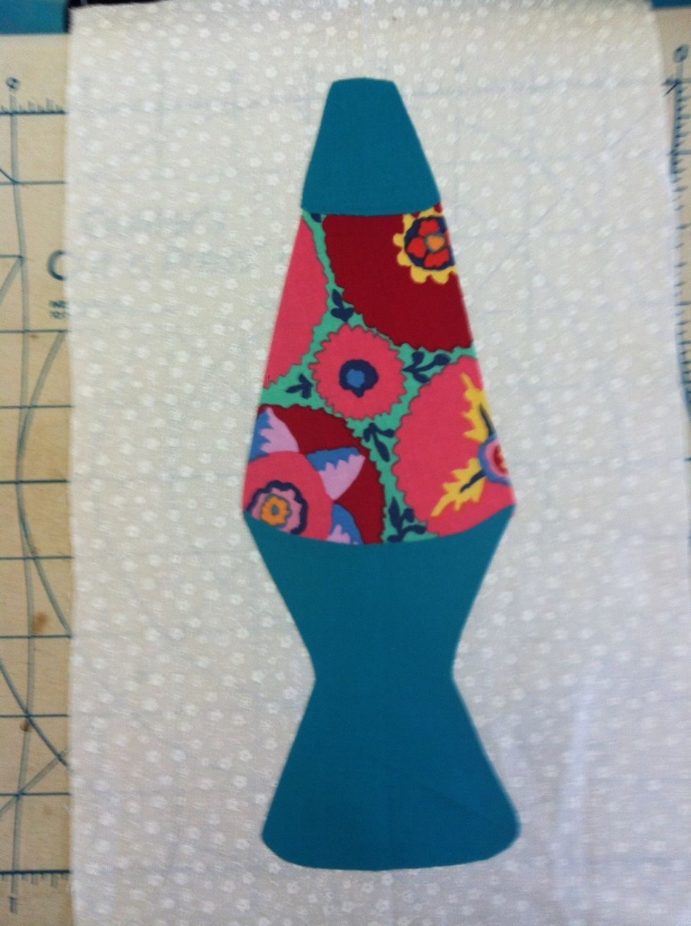 Choose your project. My example is this Lava Lamp block available free on my site: www.LynBrown.com. My SnapGuide for Fusible Applique (http://snp.gd/ebfbzm) is also available there.