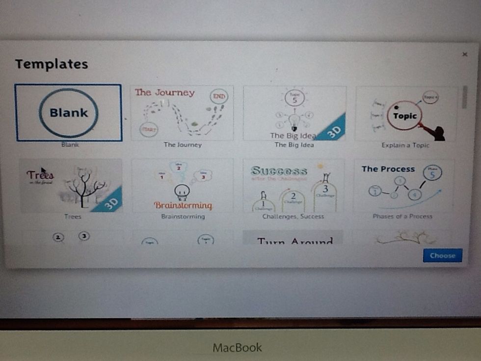 Choose your template.