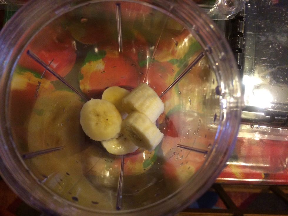 Chop and add banana
