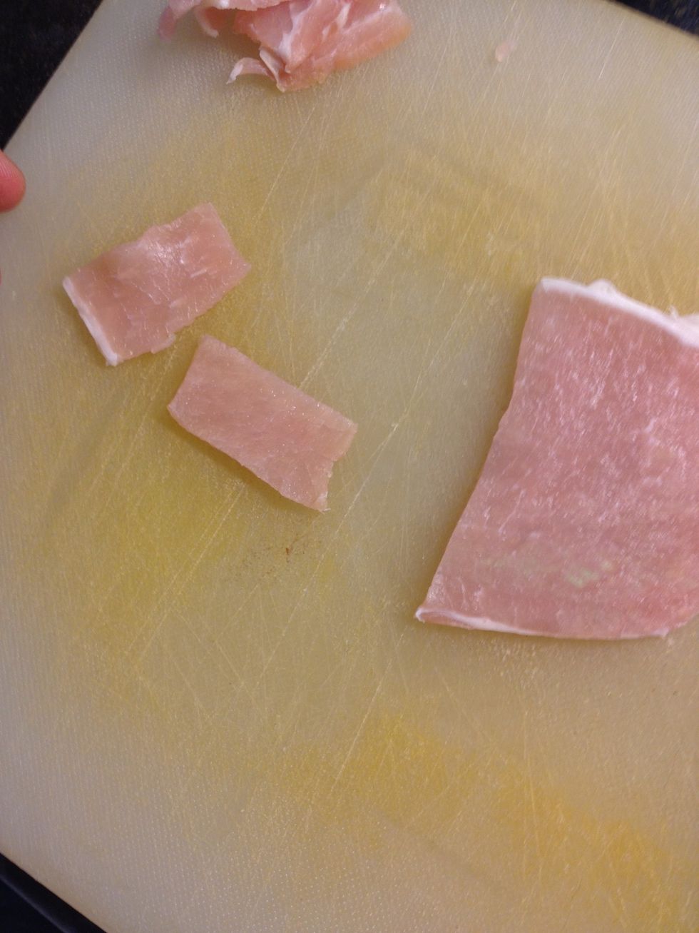 Chop bacon