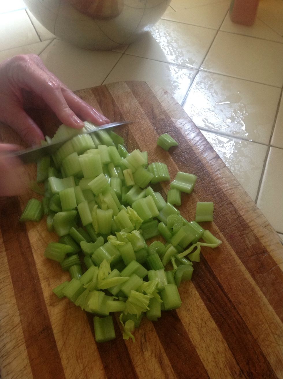 Chop celery!