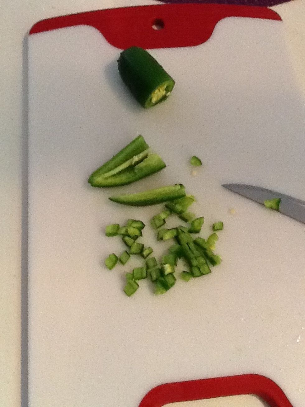 Chop chilli pepper