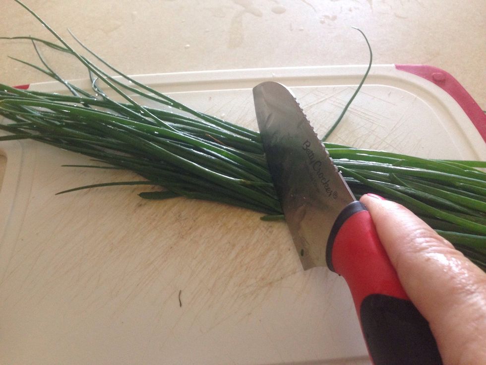 Chop down your chives.