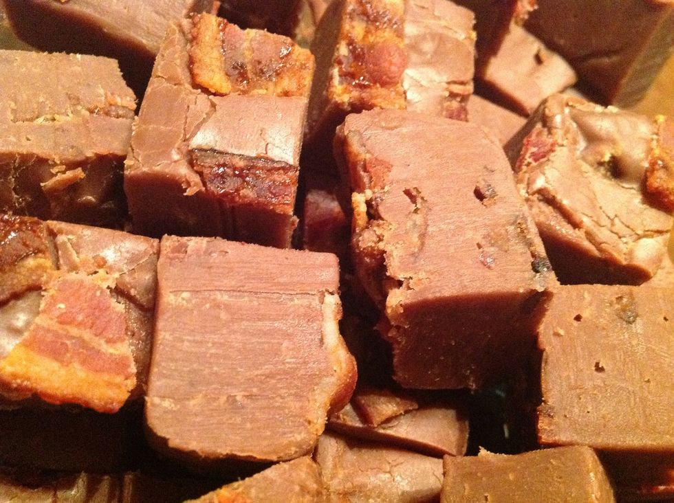 Chop into bite sized pieces and enjoy :)