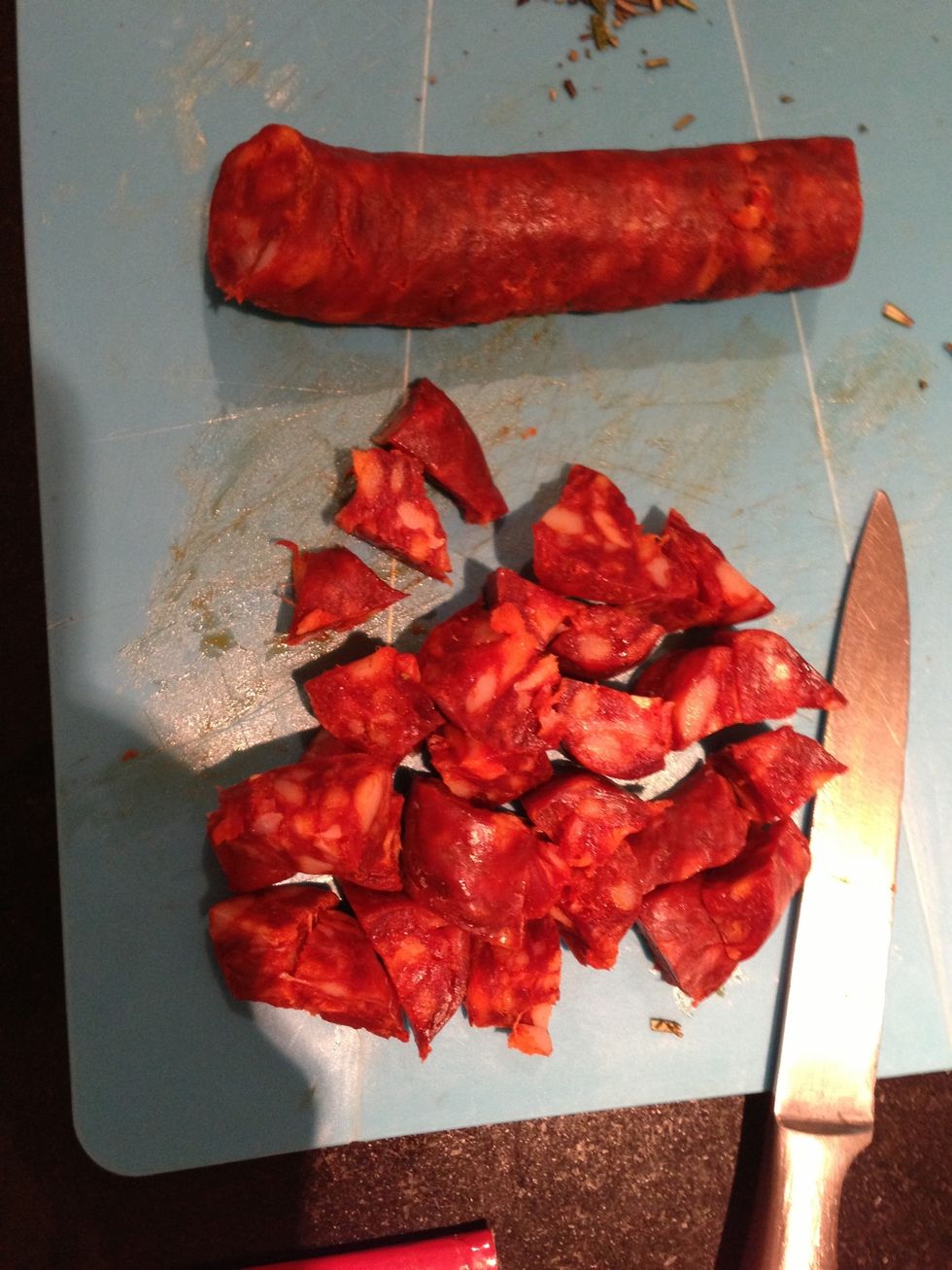 Chop into chunks