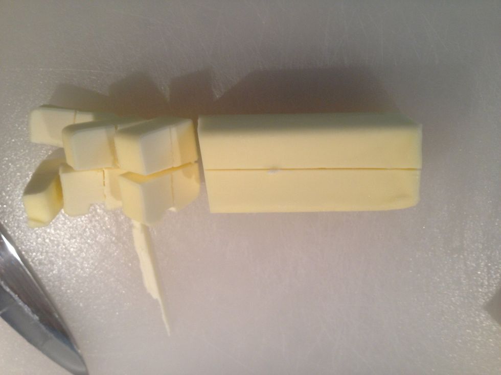 Chop into small cubes.