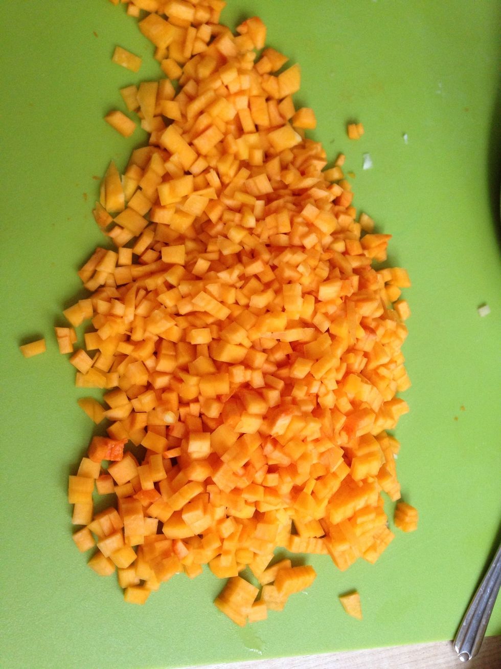 Chop into small cubes