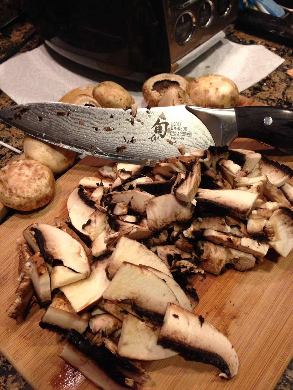 Chop mushroom