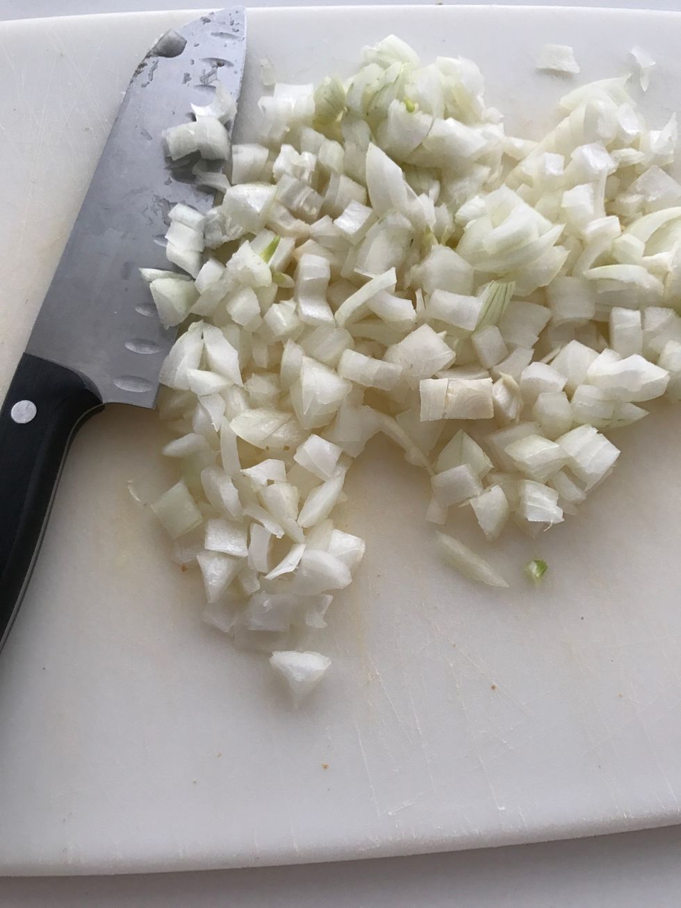 Chop one small onion