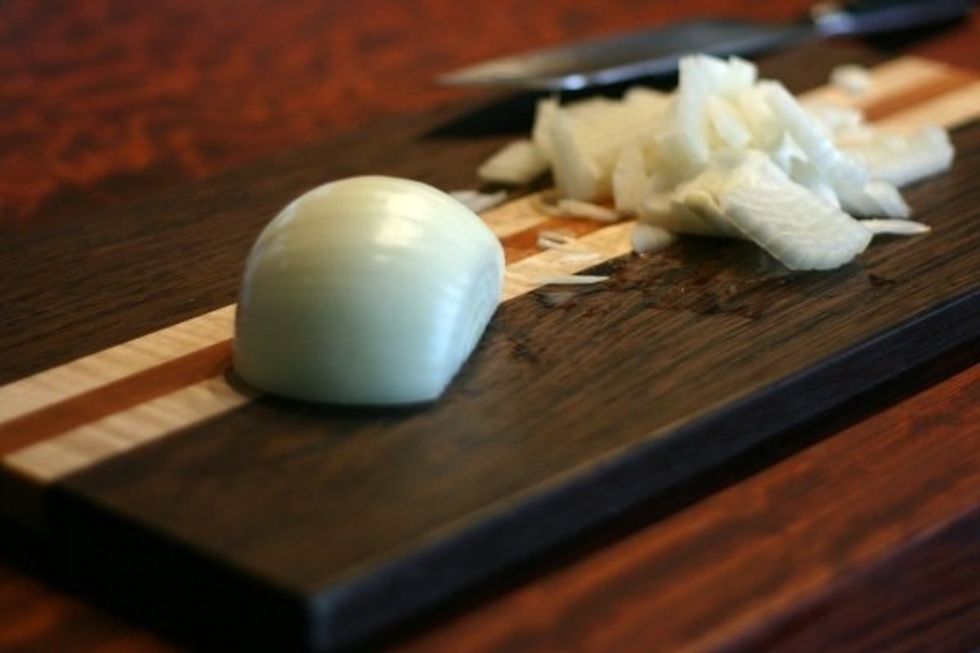 Chop onion.