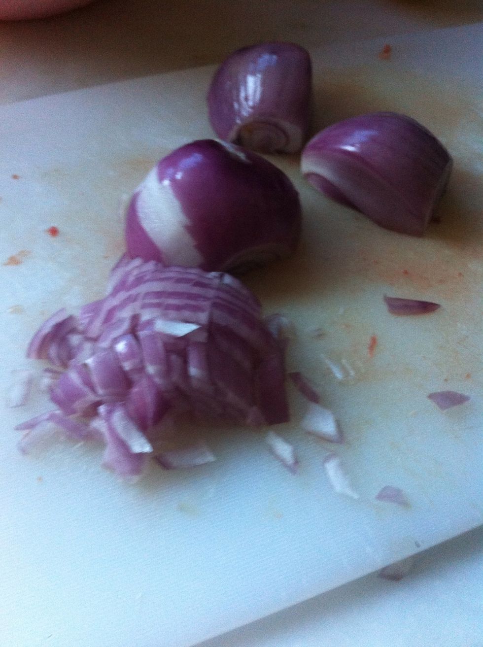 Chop onions