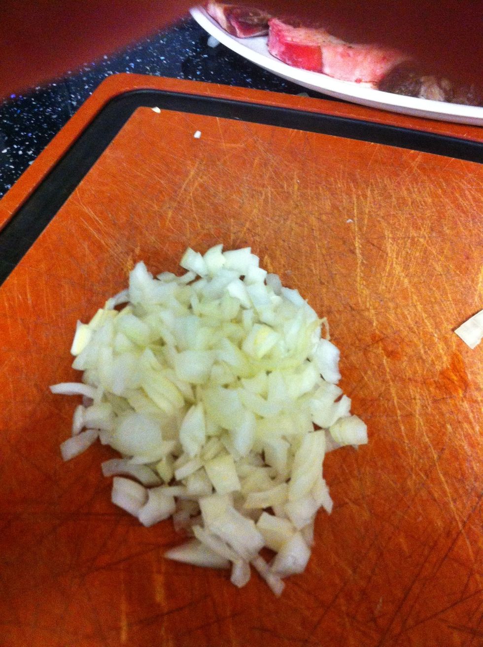 Chop onions
