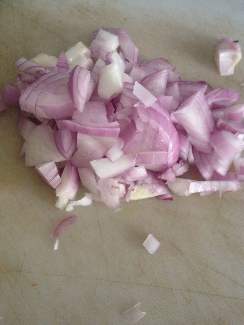 Chop onions