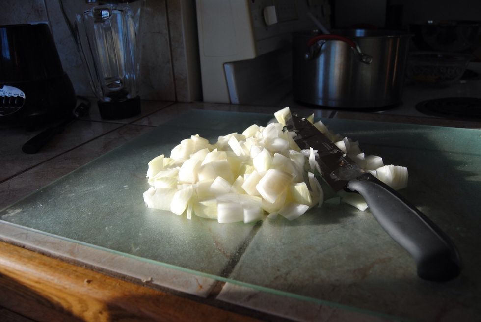 Chop onions