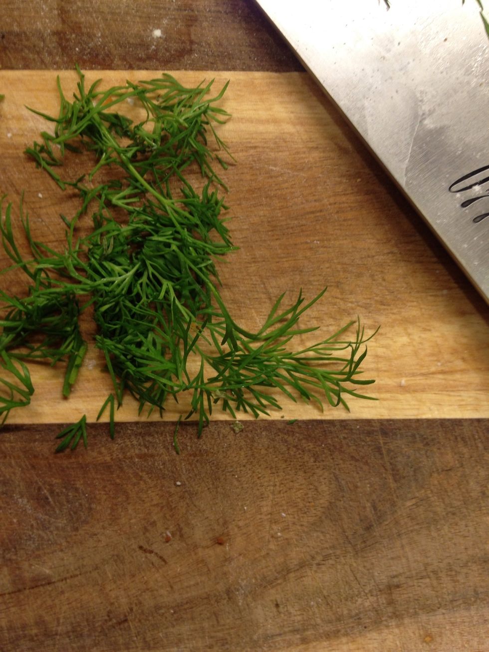 Chop some dill