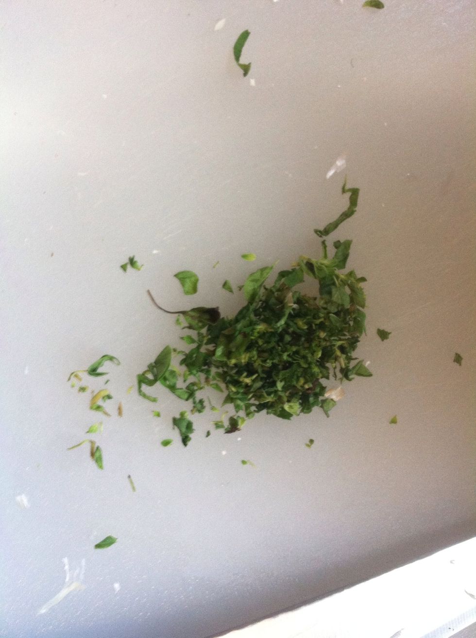 Chop some oregano