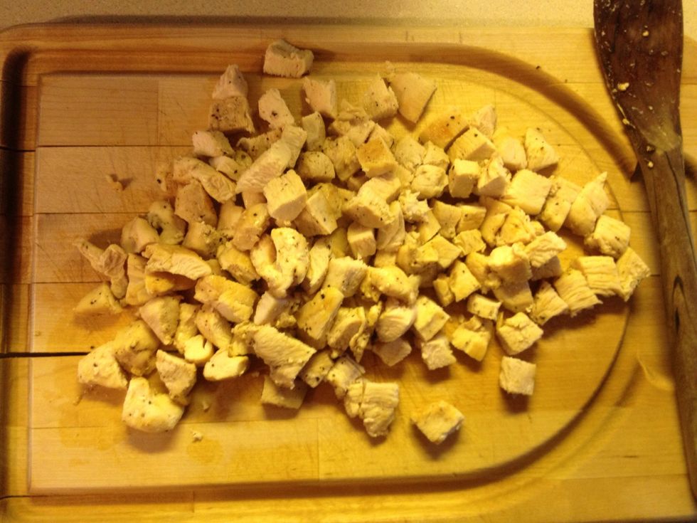 Chop the chicken into smaller pieces. Easier for smaller kids!