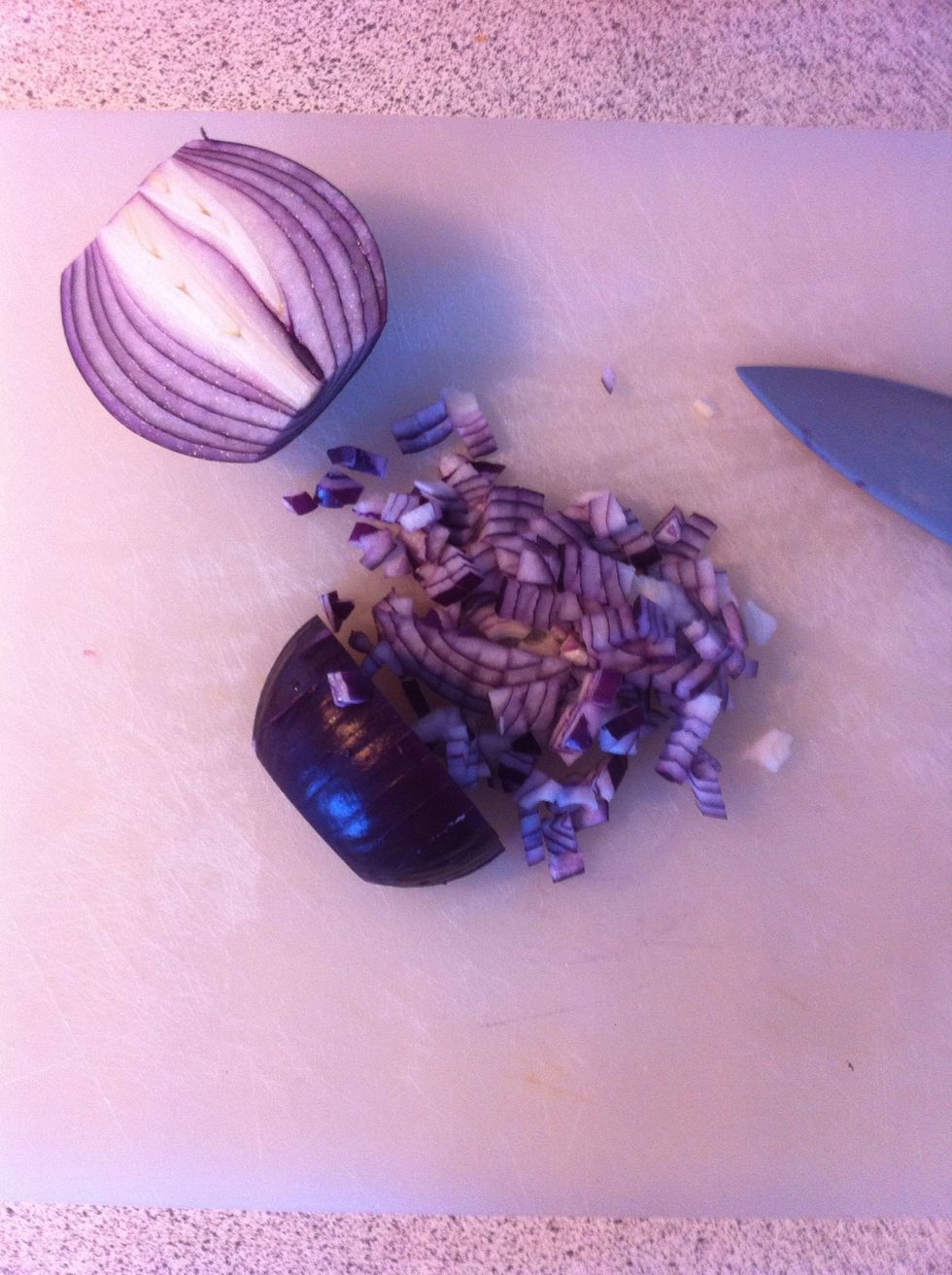Chop the onion