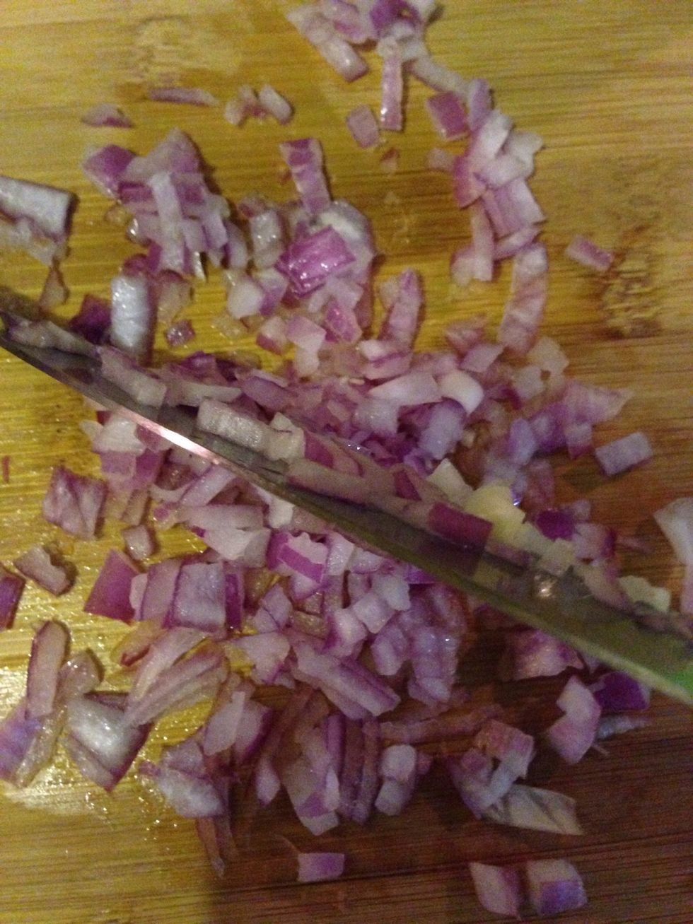 Chop the onion