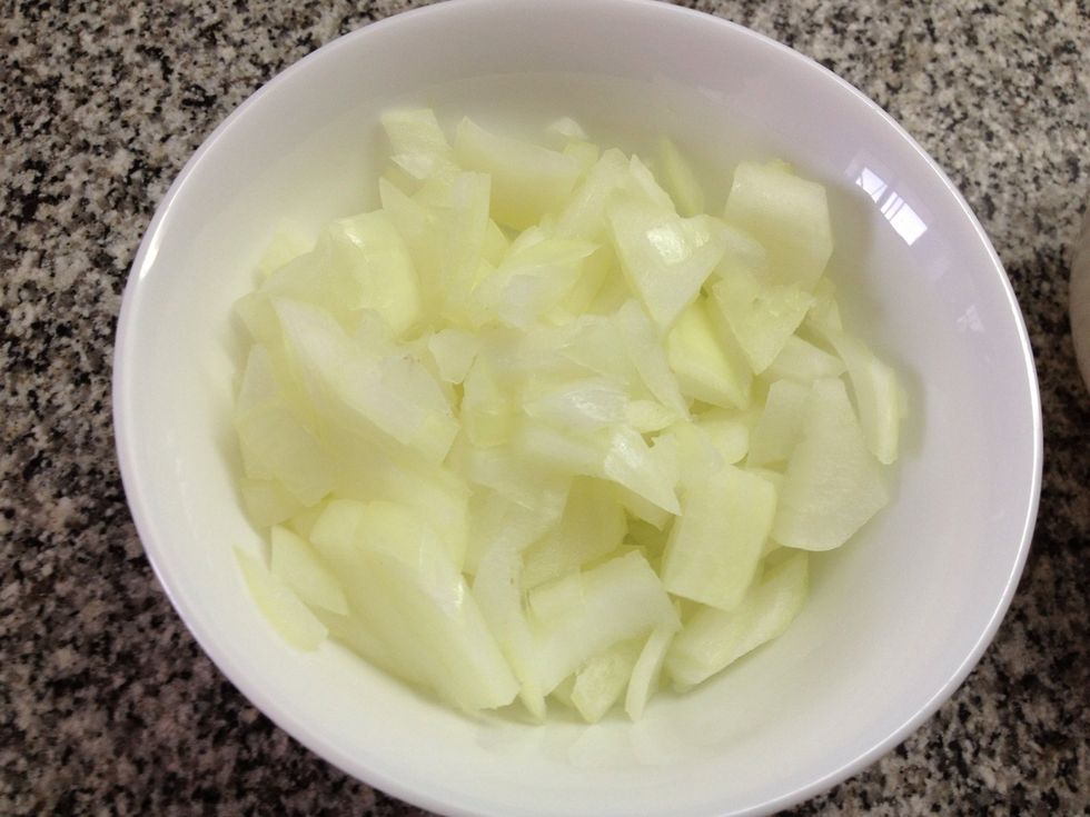 chop the onion