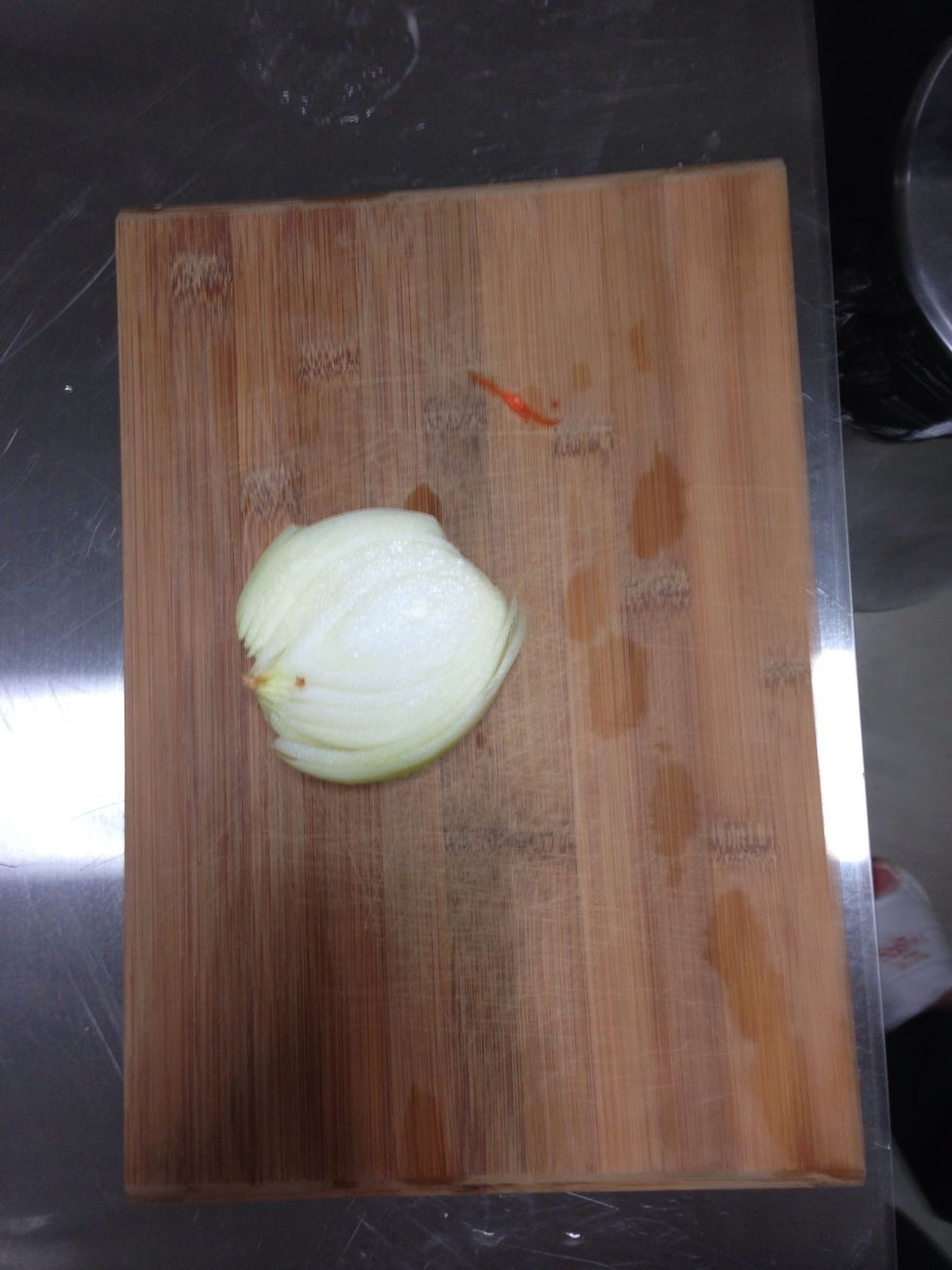 Chop the onion