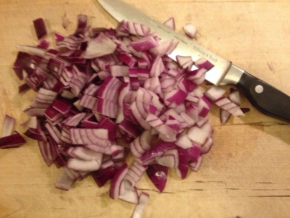 Chop the onions