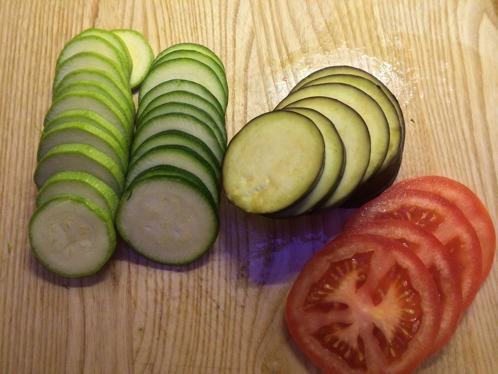 Chop them all into disks.