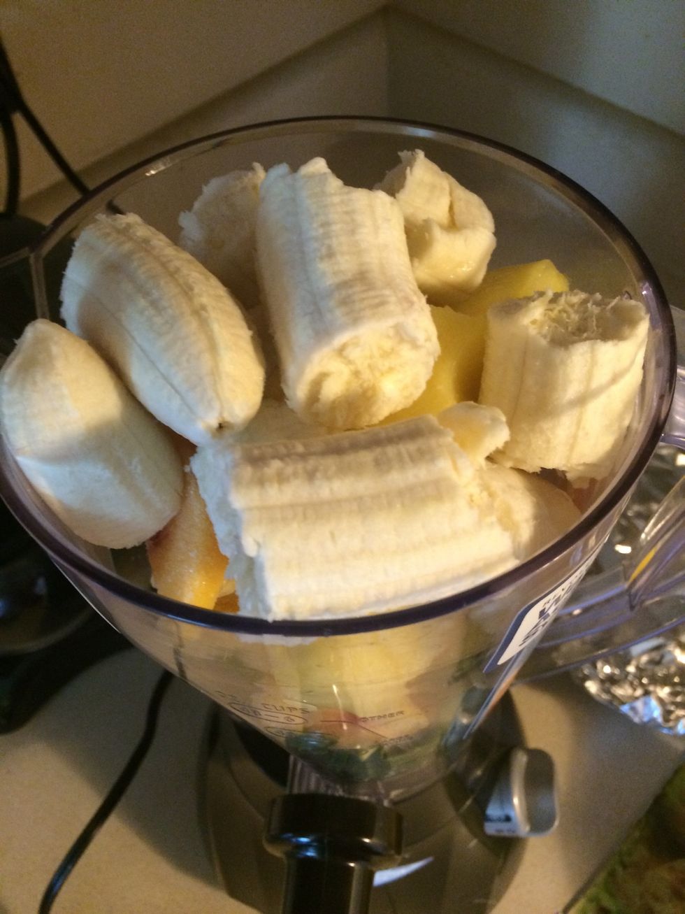 Chop them by knife or hand and add them to the blender