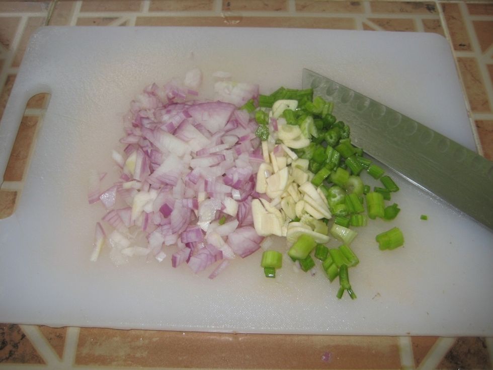 Chop them up into small pieces