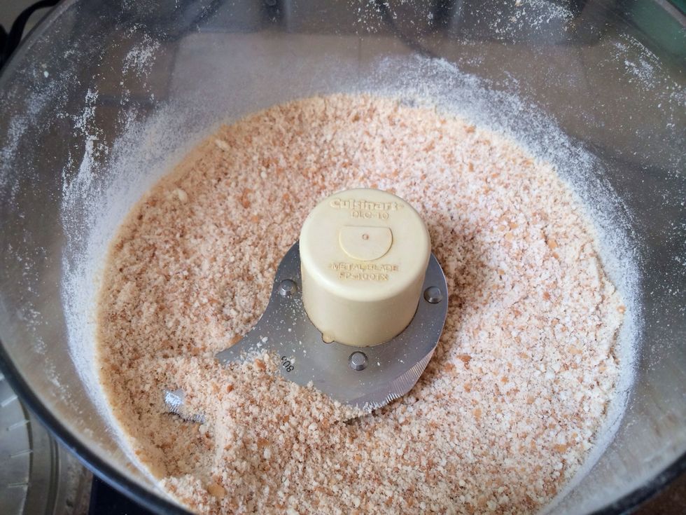 Chop to make your edible beach sand!