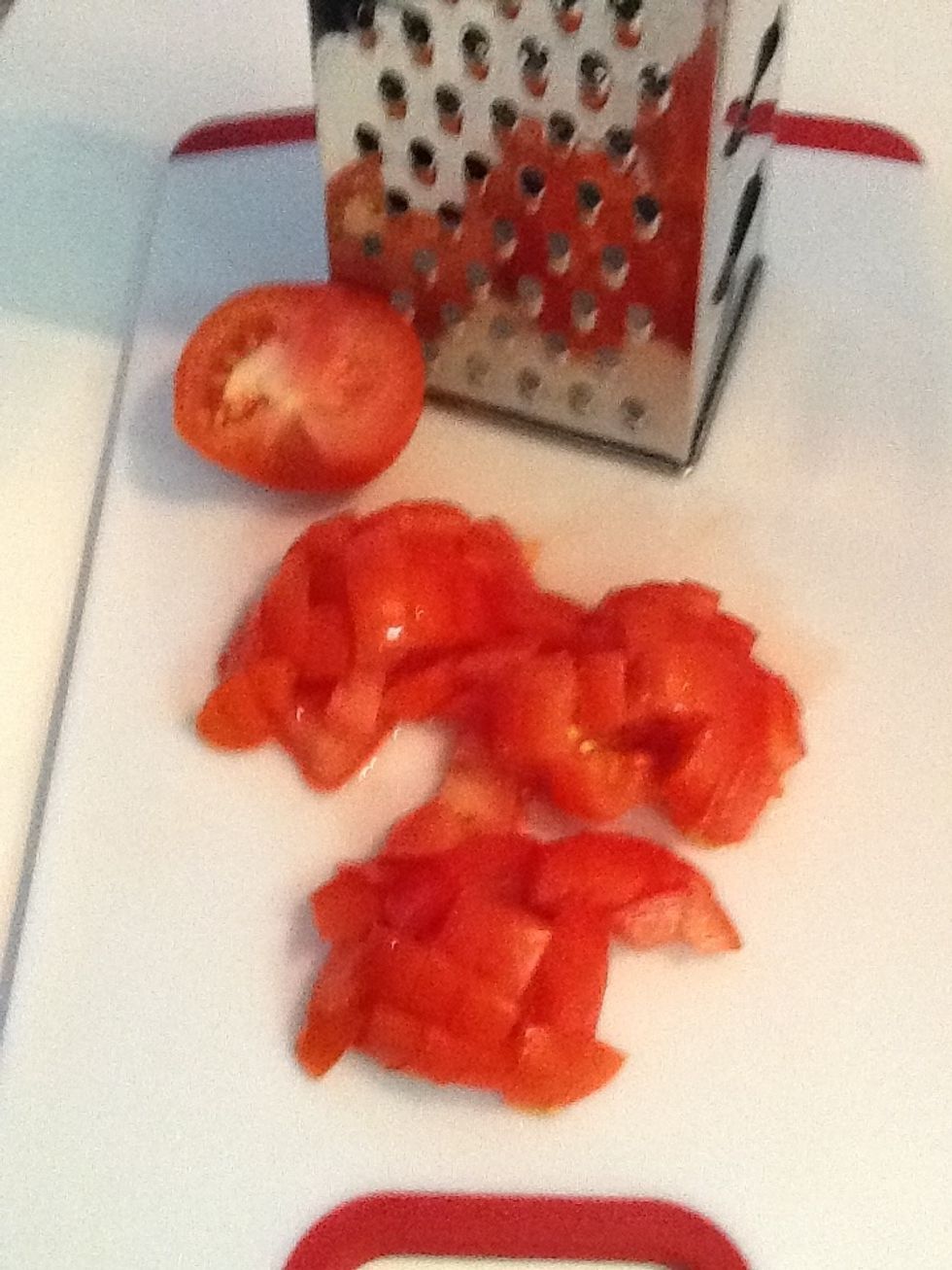 Chop tomatoes