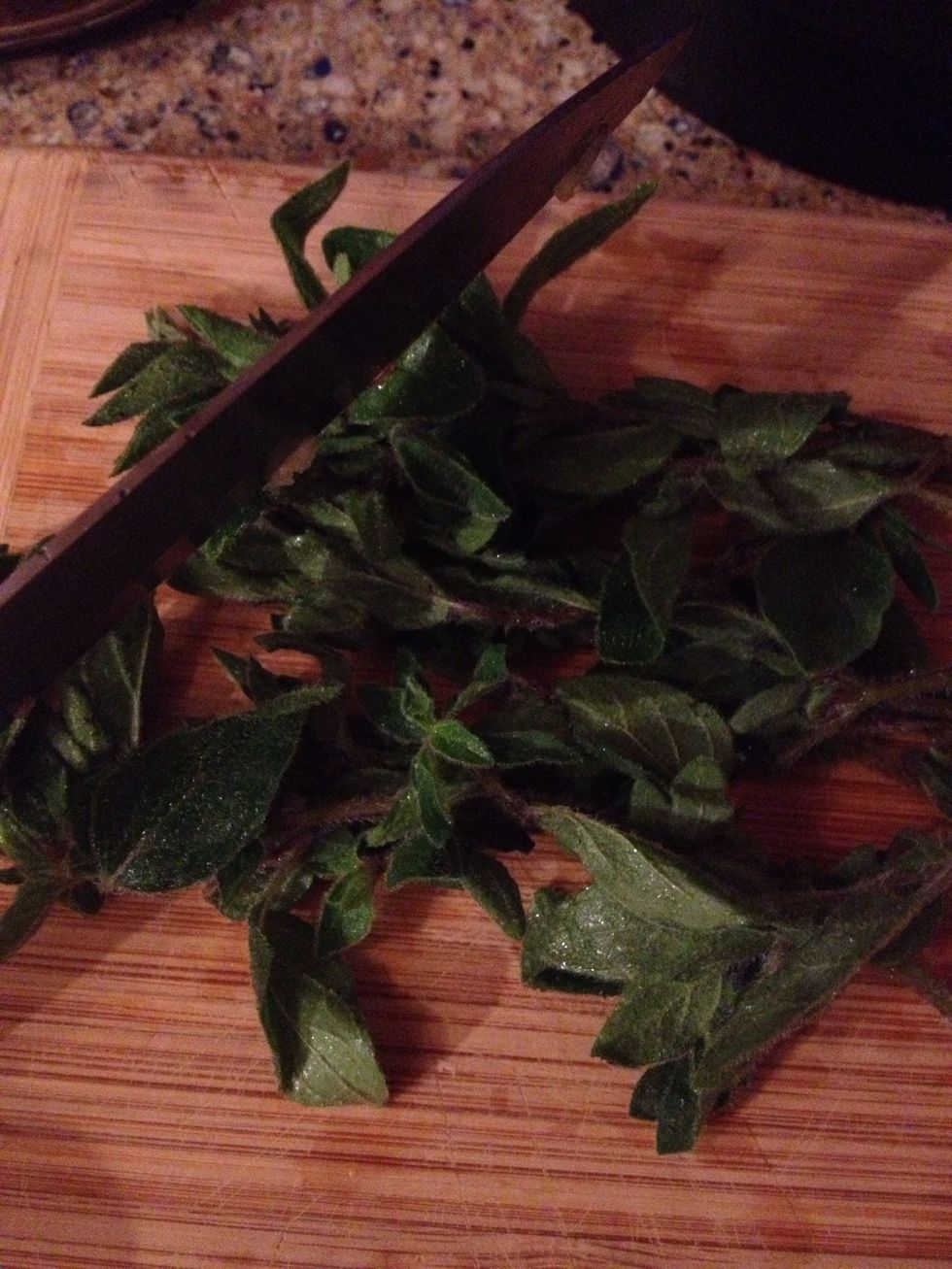 Chop up a little oregano...