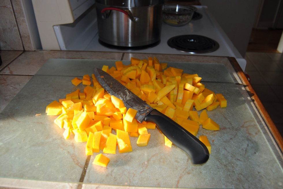 Chop up Butternut Squash