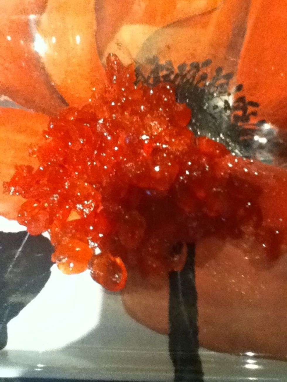 Chop up the cherries