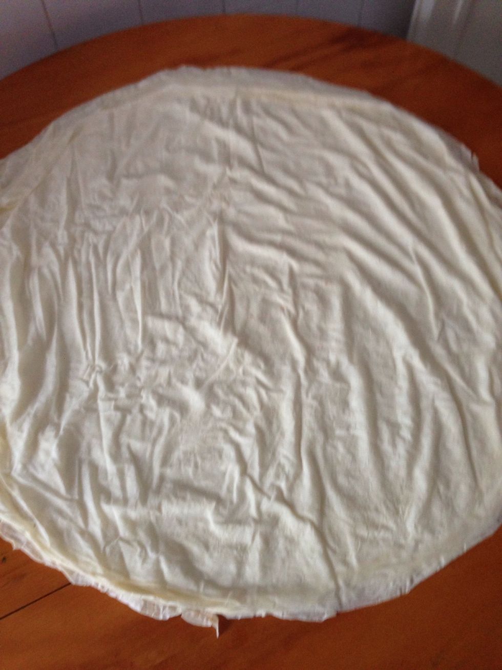 Chop up the phyllo 8 pieces