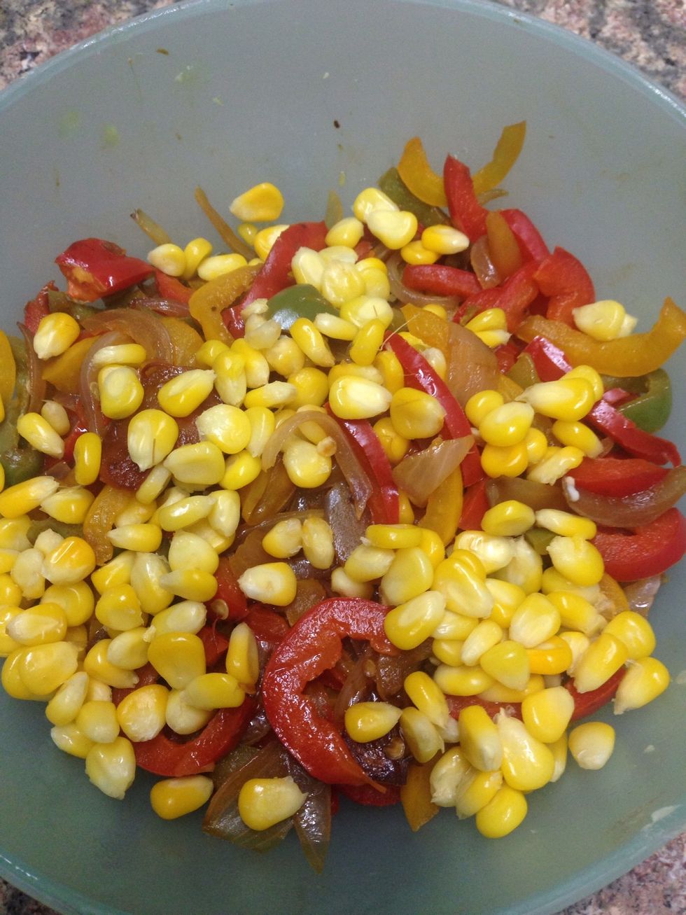 Chop veggies.Lightly cook the veggies in a pan. Strain excess water. Put it on the base. You can add cooked chicken if you like. Choose your topping according to your taste. Season it with salt