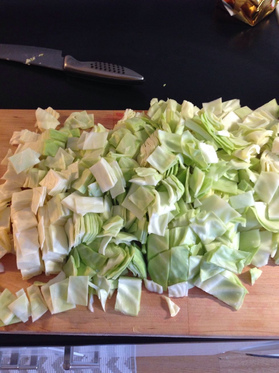 Chop your cabbage