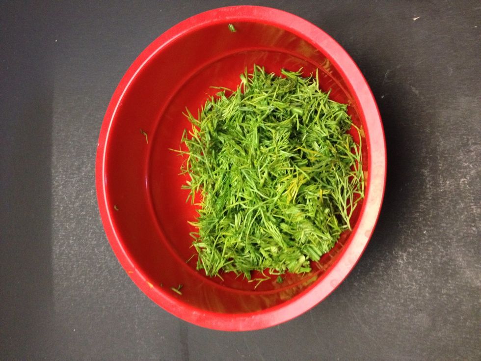 Chop your dill