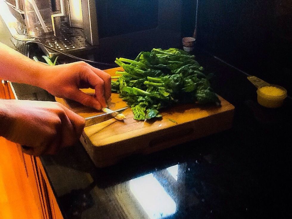 Chop your vegetables