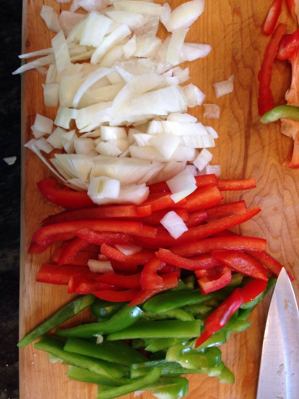Chop your veggies! Then put them in a ziplock bag.