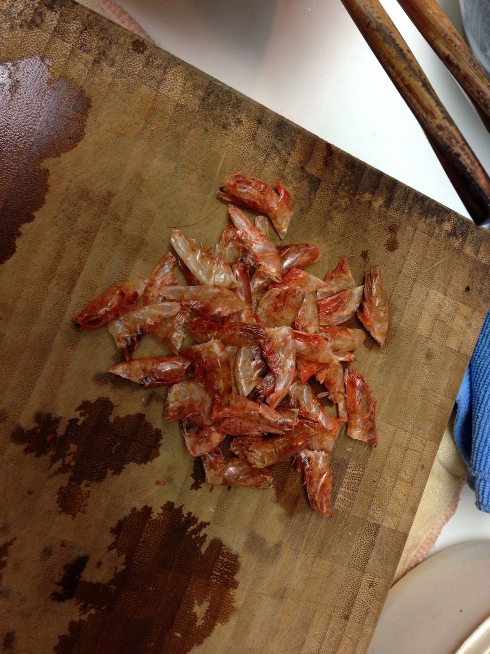 Chopped dried shrimp