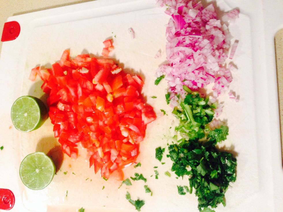 Chopped fine ingredients