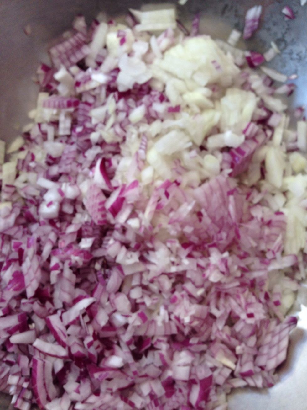 Chopped onions