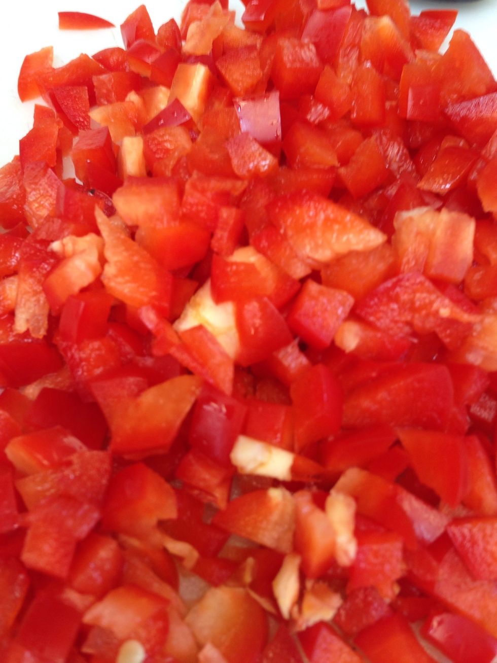 Chopped peppers