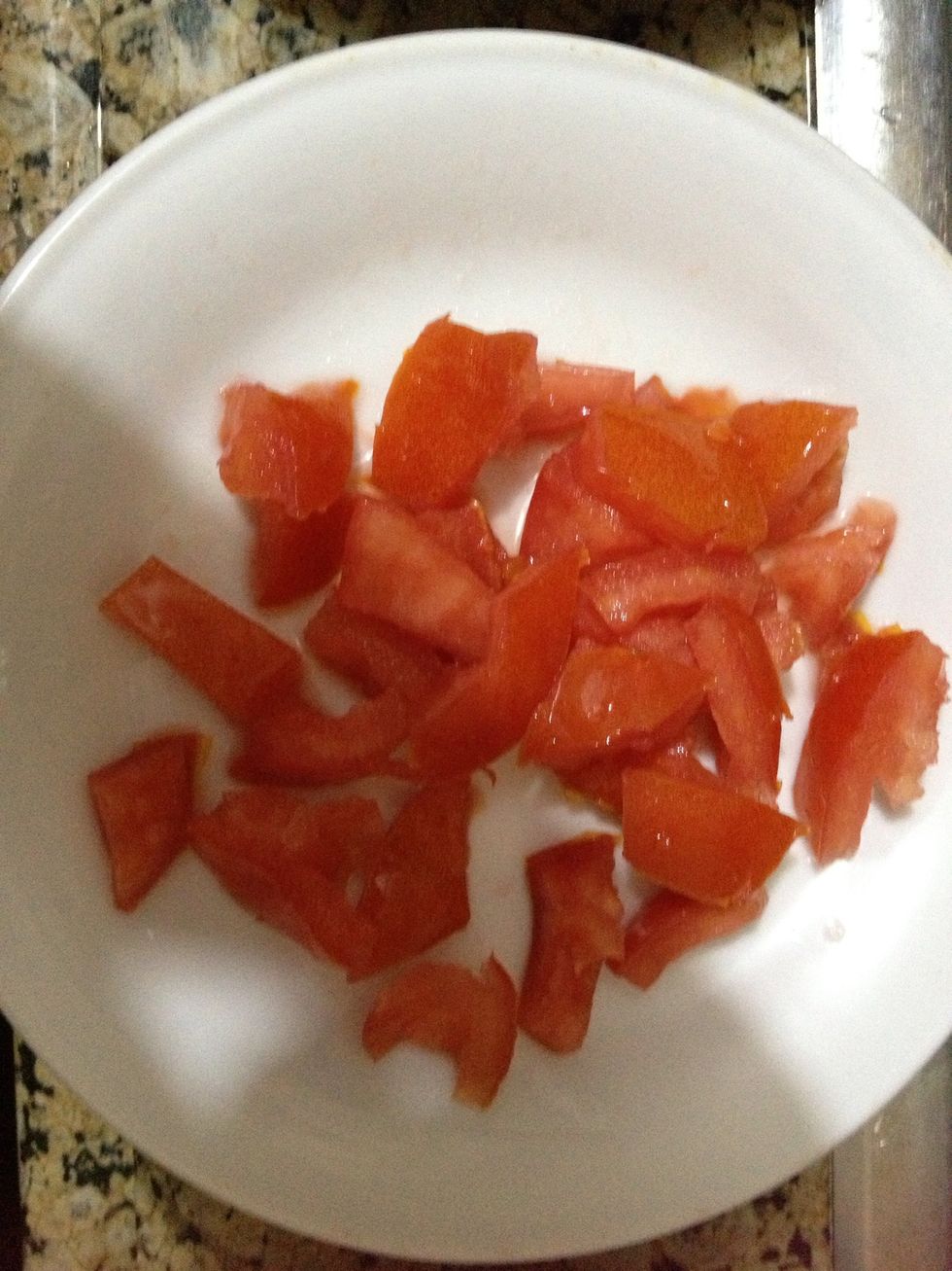 Chopped tomato