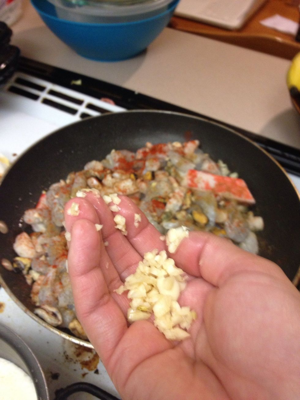 Chopped up Garlic