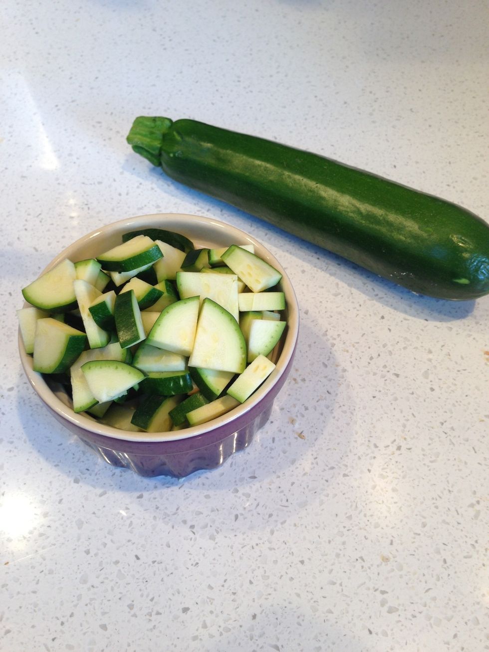 Chopped up other vegetables to sneak in the soup. (I like zucchini and kale)