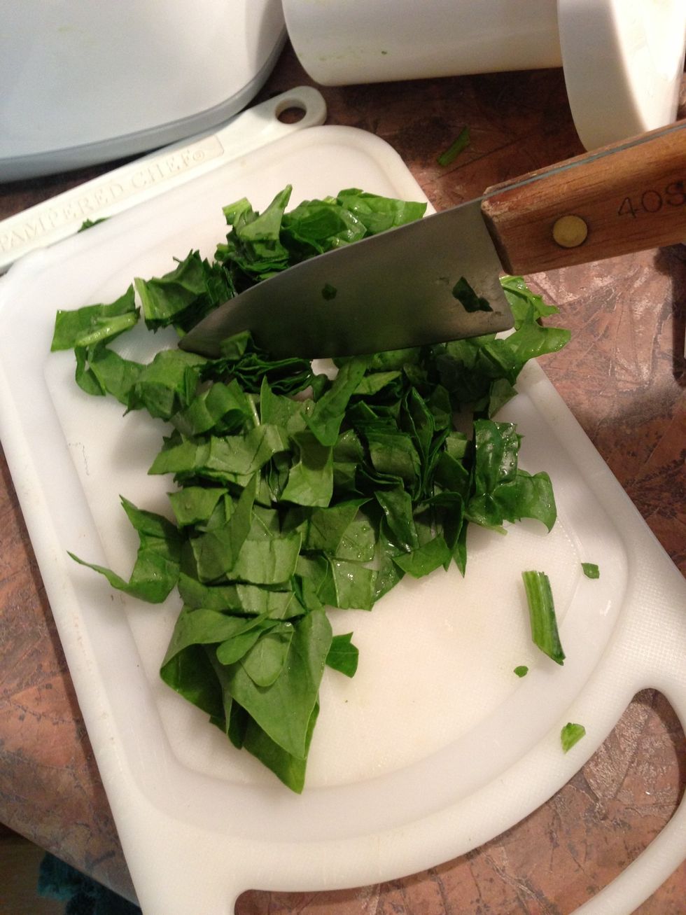 Chopping / cutting with knife by hand works fine too (and far less parts to wash than with food processor).