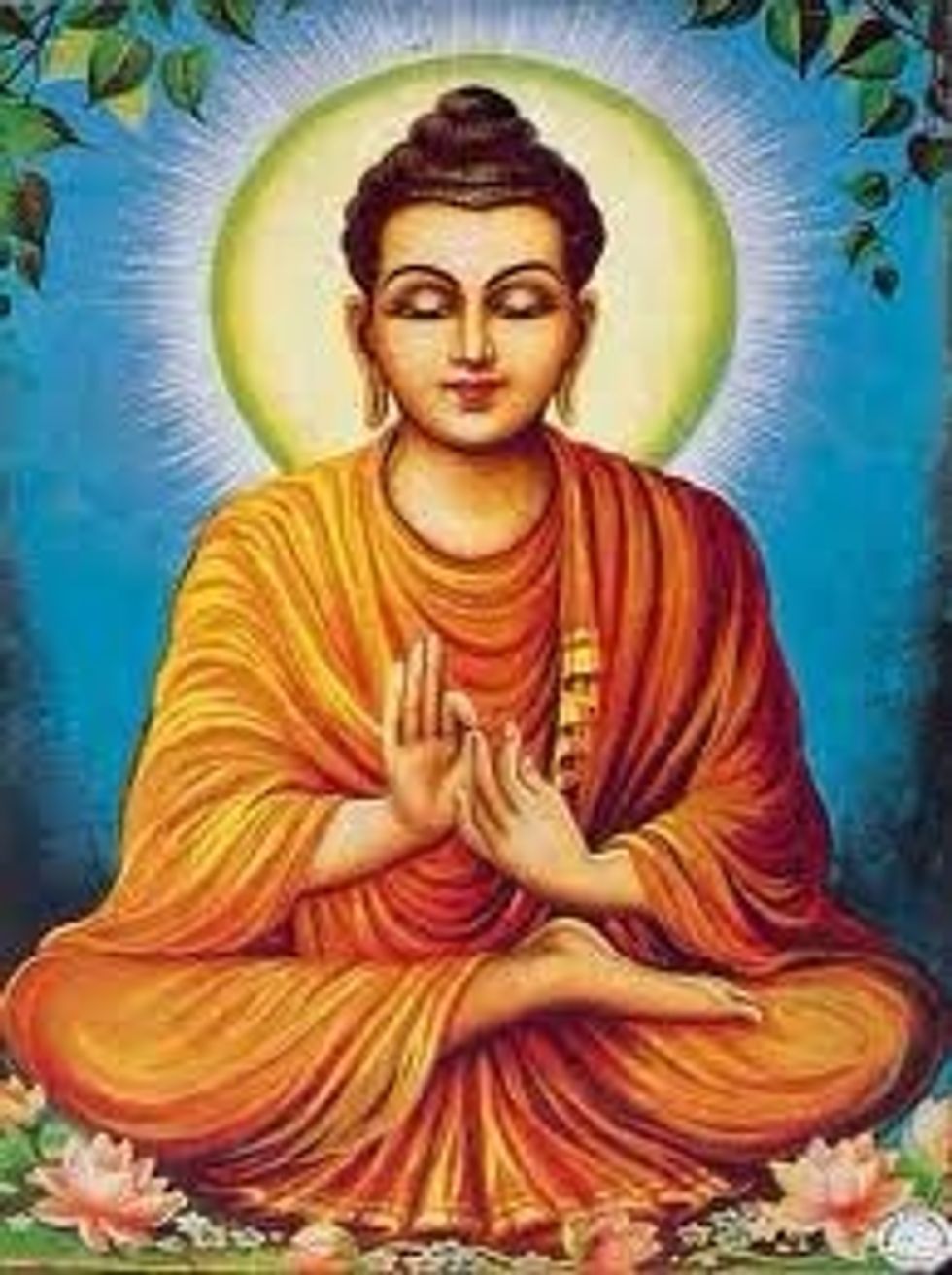 Christianity and Buddhism are similar in many ways. Buddhists cannot eat meat. Christians can.  They both have sacred text. Although one is called holy bible and the other Tripitaka