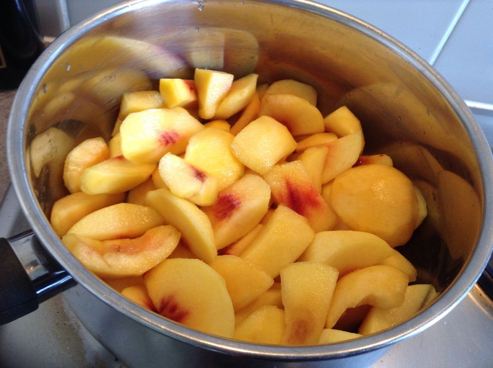 Chuck the fruit into a pot like this